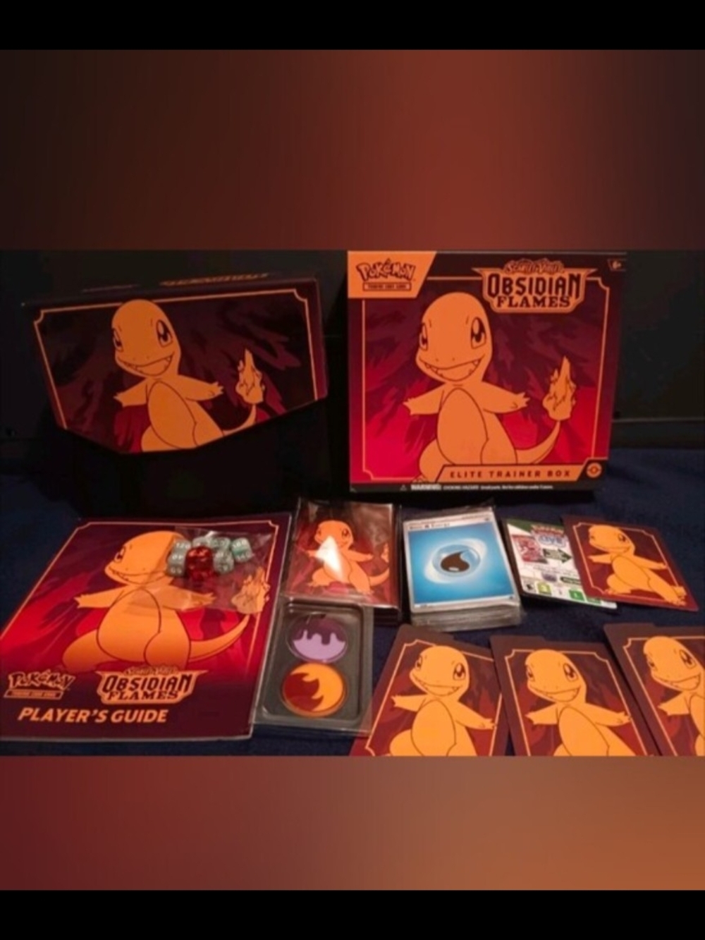 Obsidian Flames Charmander Elite Trainer Box - Orange